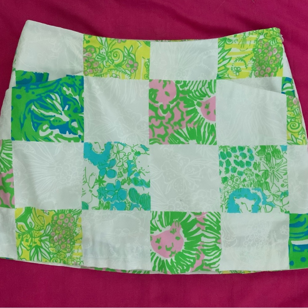 Colorful Patchwork Skort - Picture 2 of 5